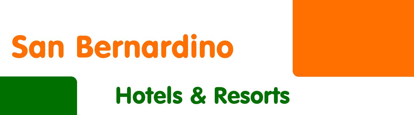 Best hotels & resorts in San Bernardino - Rating & Reviews